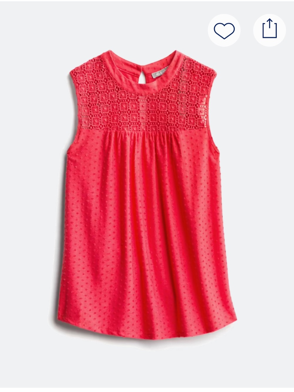 Daniel Rainn Fiona Lace Knit Top XXL
